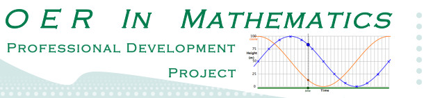 Banner image for O E R in Mathematics Professional Development Project